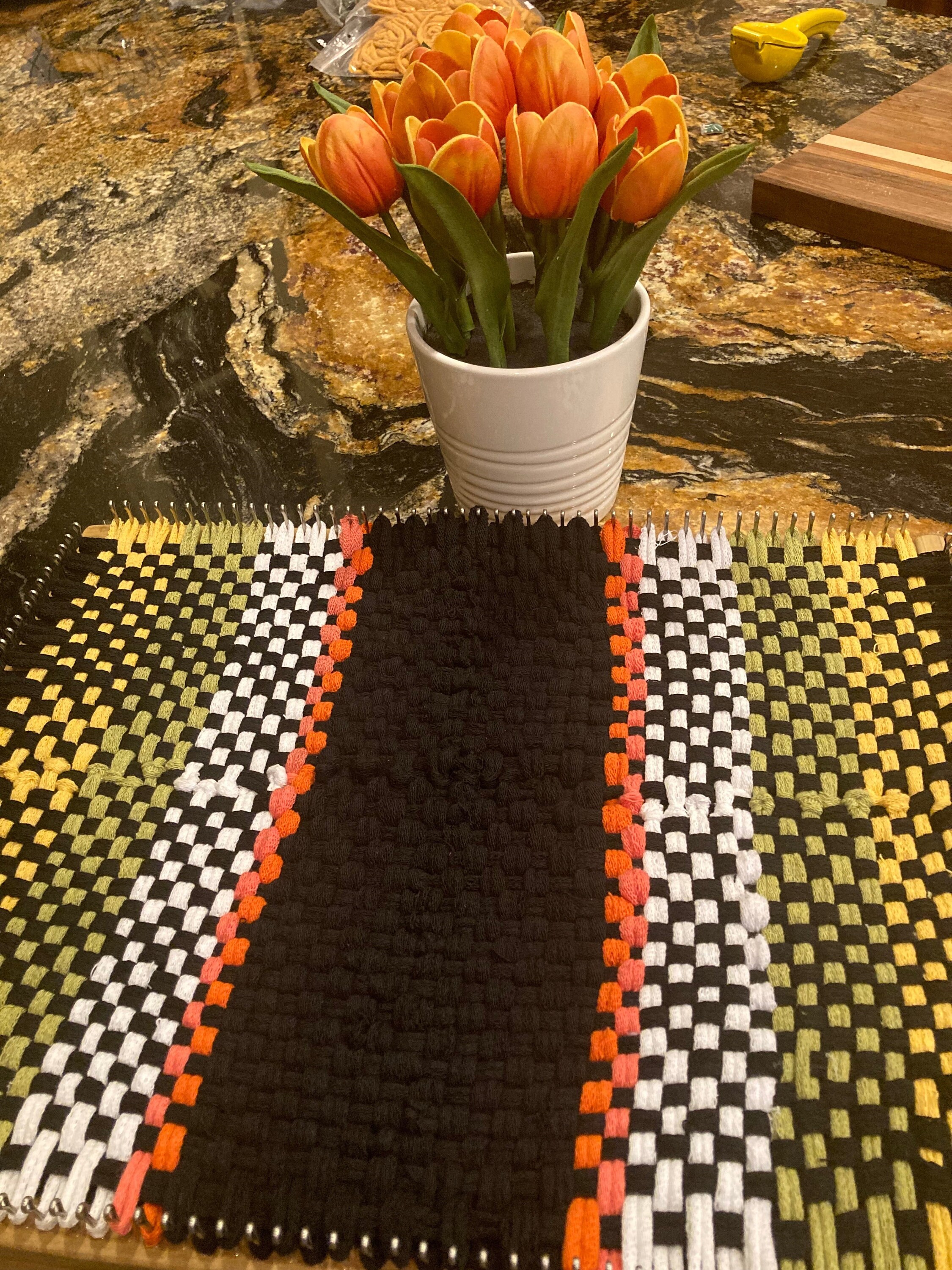 Placemat Loom Place Mat Weaving Loom 48/36 Pegs Uses Etsy