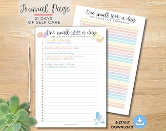 31 Day Progress Tracker Printable – Minimal Daily Reflection Journal (PDF)