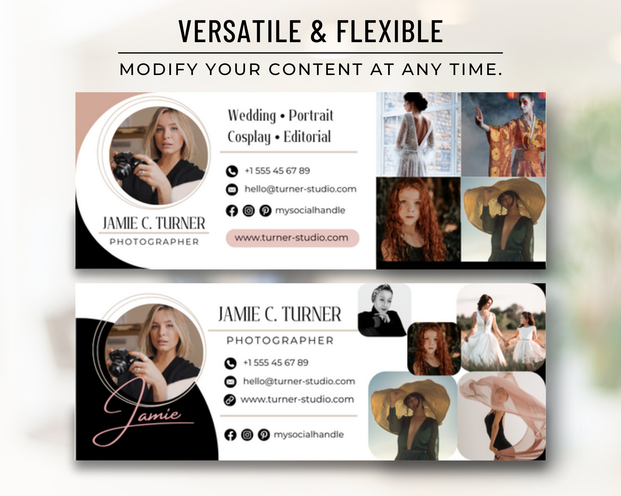 Canva Email Signature Template Bundle – Photographer & Designer ...