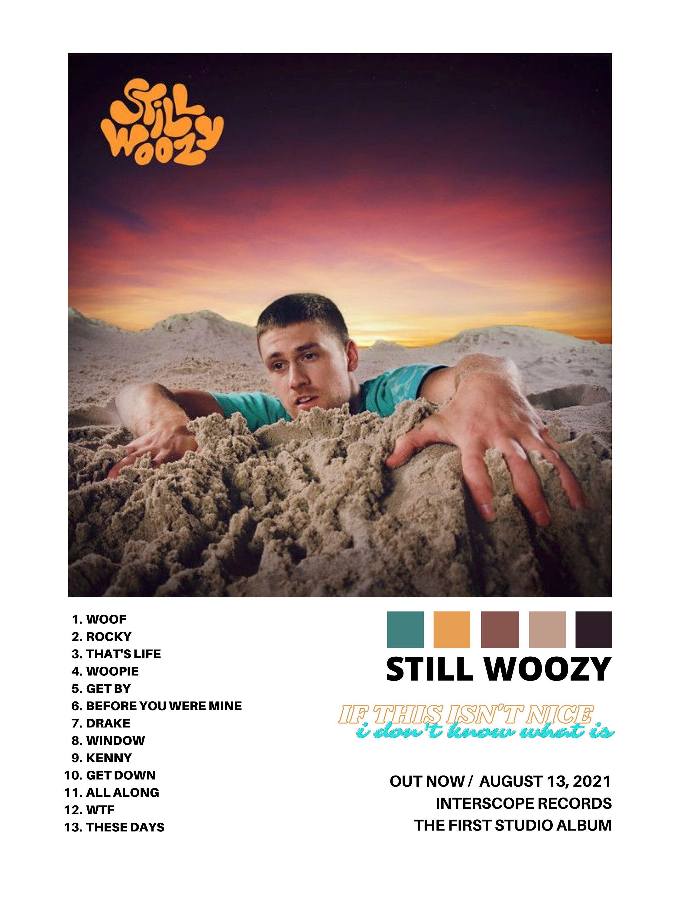 Still Woozy Poster Etsy