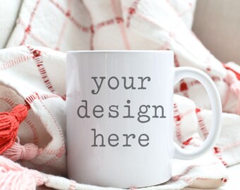 Valentine's Day Coffee Mug Mockup | Sublimation Coffee Mug Mockup | Farmhouse Mockup | Stock Photo | Add Your Design SVG Sublimation Clipart