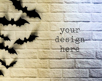 Halloween Spooky Moody Mockup | Halloween Digital Mockup | Halloween Scary Background | Stock Photo | Add Your Design | SVG Sublimation