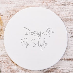 Round Wood Sign Mockup | Door Sign Mockup | Farmhouse Sign Mockup | Flat Lay Mockup | Stock Photo | Add Your Design Mockup | Lemon Decor