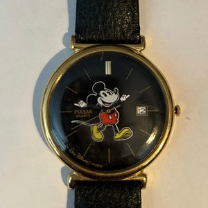 Pulsar Mickey Watch - Etsy