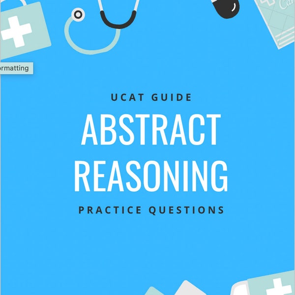 UCAT Abstract Reasoning Practice Questions (500+ Qs) (100+ Pages)