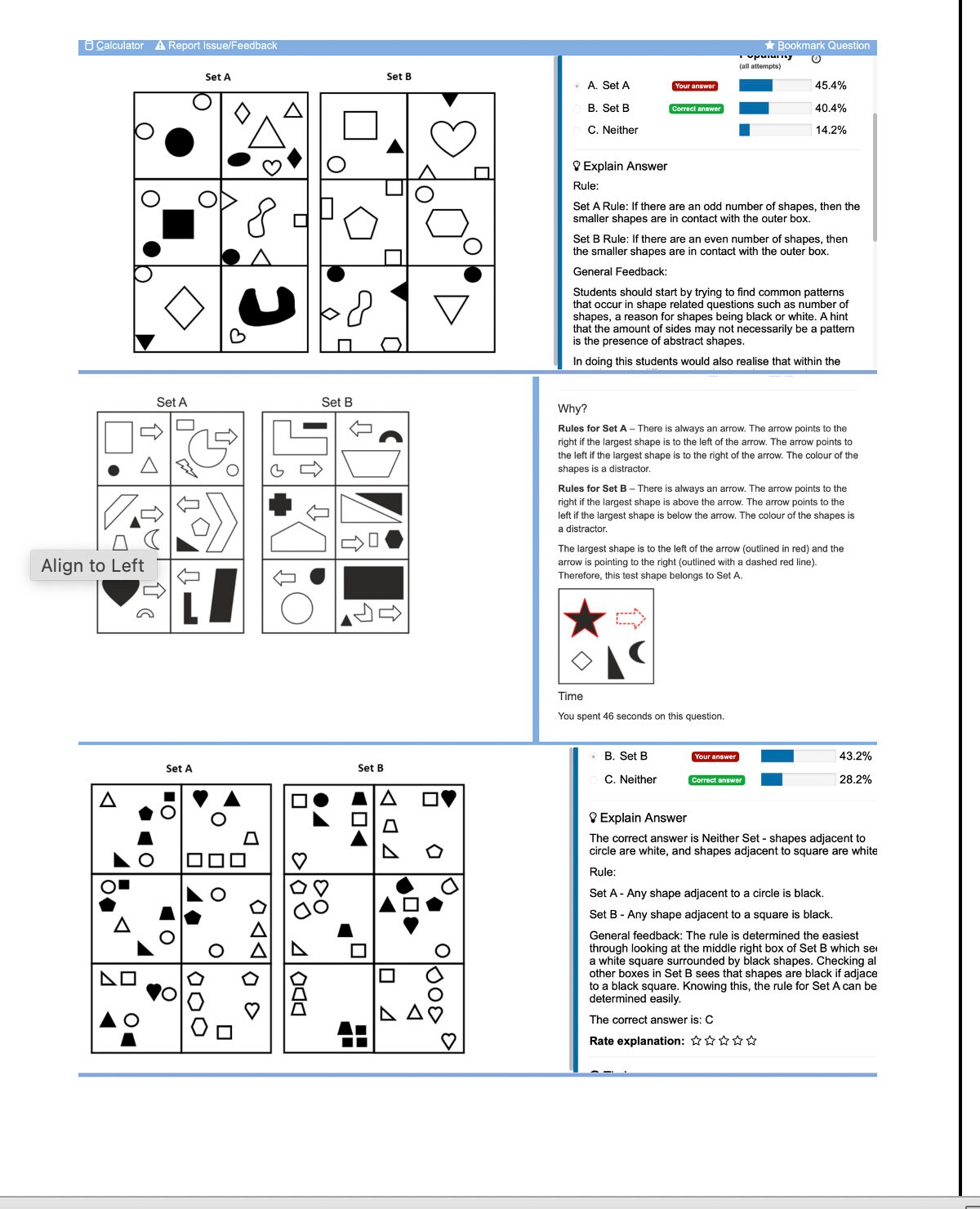 UCAT Abstract Reasoning Practice Questions 500 Qs 100 Pages Etsy