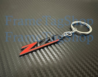 3D design Metal (Black/Red) Z71 Emblem Car Badge Logo Keychain Keyring Key Chain