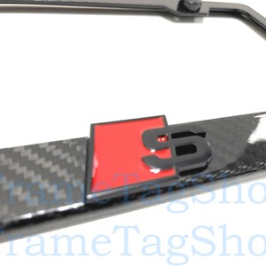 1x Black TRD 3D Emblem Badge Real 3K Twllweave Real Carbon Fber Lcense Plate Frame - Etsy