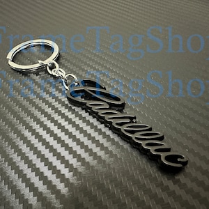 3D design Metal Black CadillacEmblem Car Badge Logo Keychain Keyring Key Chain