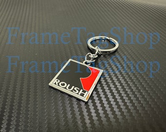 3D design Metal ROUSH Emblem Car Badge Logo Keychain Keyring Key Chain special editions
