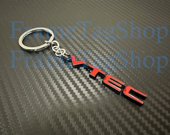 3D design Metal (red) VTEC Emblem Car Badge Logo Keychain Keyring Key Chain