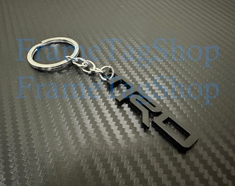3D design Metal (Black) TRD Emblem Car Badge Logo Keychain Keyring Key Chain
