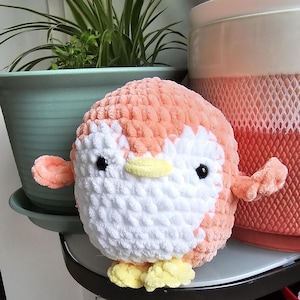 手作りかぎ針編みのペンギンのぬいぐるみ - 14 cm かわいいぬいぐるみ、7 色 - お子様やコレクターへの愛らしいギフト
