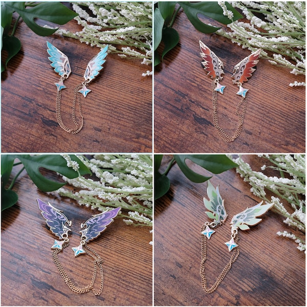Wings of Nations 1.5” Collar Enamel Pin