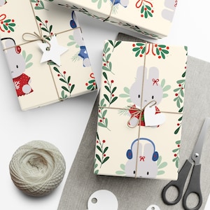 Niedliches M1ffy Weihnachtsgeschenkpapier, Niedliches M1ffy Weihnachtsgeschenkpapier, Kawaii M1ffy Geschenkpapier