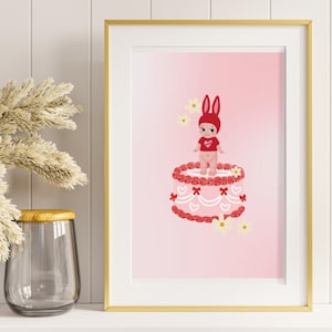 Sonny Angel xoxo Wall Art, Poster carino di Sonny Angel, Stampa artistica di Sonny Angel