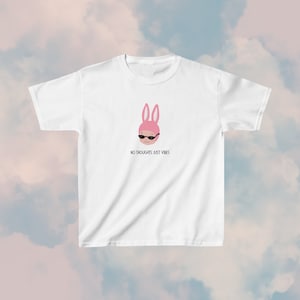 Camiseta de bebé Sonny Angel, linda camiseta de conejito Sonny Angel, Sin pensamientos, solo vibraciones, camiseta estética de Pinterest, estilo vintage de los 90, camiseta de bebé de tendencia