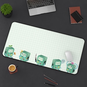 B -mo Deskmat Mousepad, Kawaii Deskmat mousepad, Cozy Deskmat Mousepad, Anime Gaming Mousepad