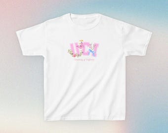 Cute UCI Pink Tee, Cute UCI Merch  &#39;Baby&#39; Tee, Pink Croquette Tee, Cute College Tee, UCI Merch