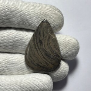 Gabru Jasper Cabochon: Pear Shape, Polished Stone (41x18mm)