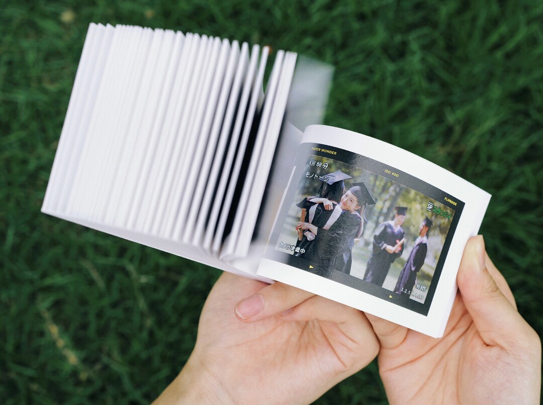 Personalized Photo Flipbook, Unique Gift Idea, Film Lover Gift