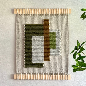 FARMLAND | Hand Woven Wall Hanging | Handmade Tapestry | Weaving | Boho Decor | Handwoven art | 100% American Wool