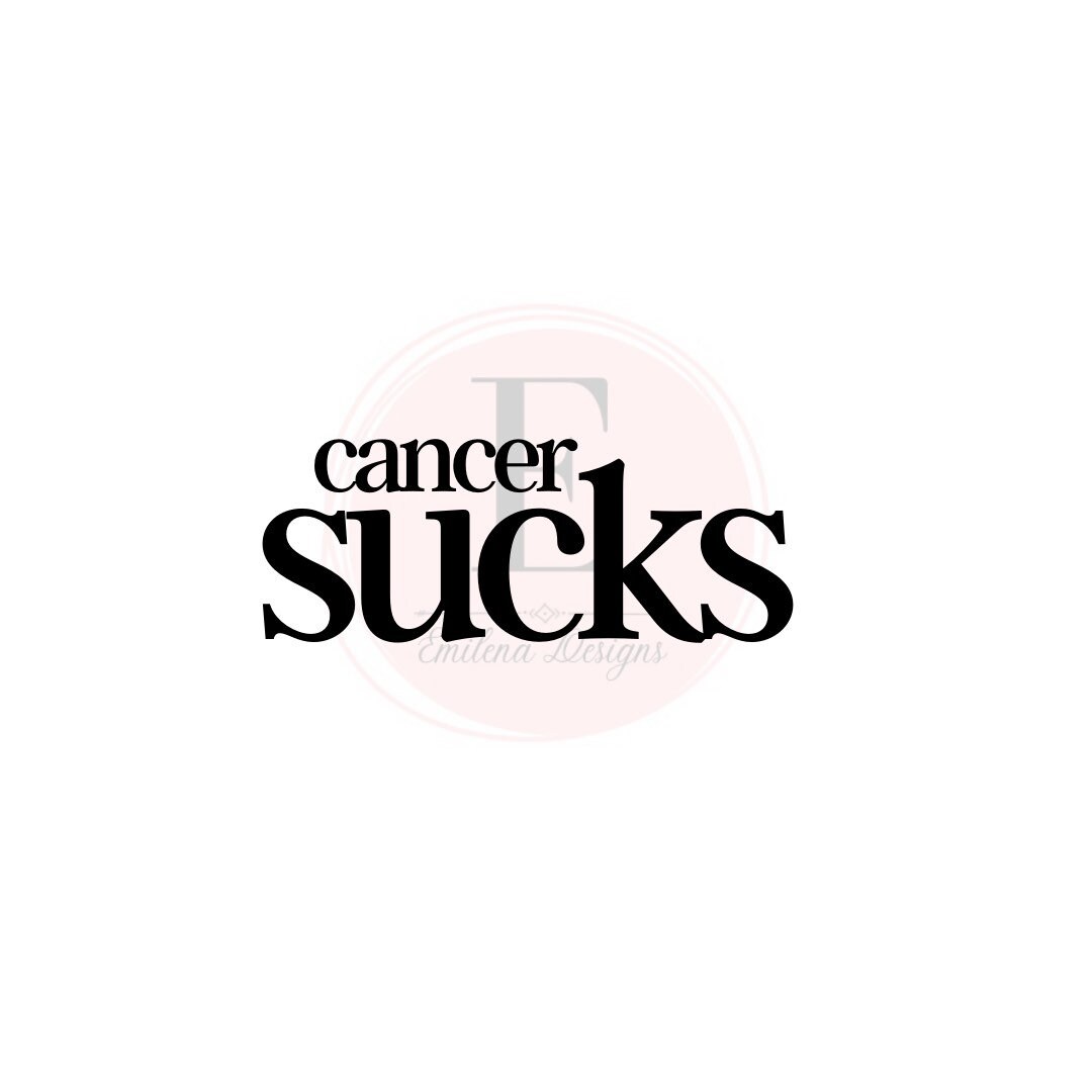Cancer Sucks Vinyl Decal - Etsy