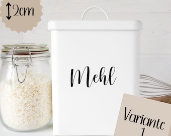 Etiquetas | Etiquetado personalizado | Almacenamiento | Hogar | Sistema de organización | Etiquetas para la cocina