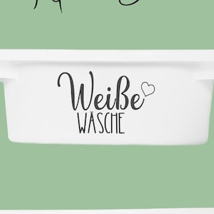 Aufkleber für Wäschesortierung |Ordnungskisten | Trofast | Sortera | Dröhna