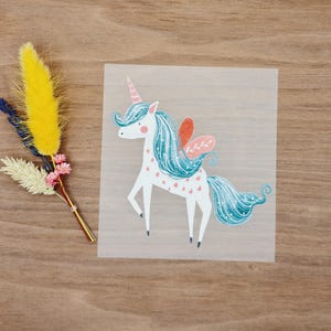Bügelbild | Einhorn | Fantasie | Kleinigkeiten | Bügelbild Kinder