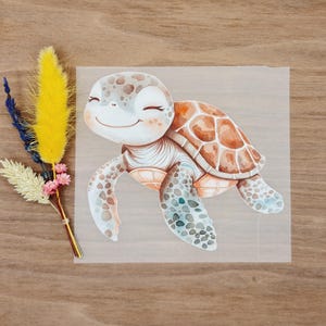 Bügelbild | Schildkröte | Boho | Bügelbild Kinder
