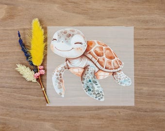 Iron-on transfer | Turtle | Boho | Iron-on transfer for children