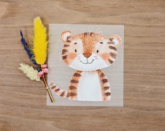 Transferencia termoadhesiva | Tigre | Boho | Transferencia termoadhesiva para niños