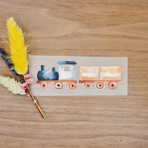 Bügelbild | Eisenbahn | Boho | Bügelbild Kinder