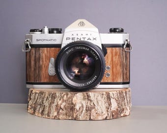 Walnut wood - Pentax Spotmatic Wood crafted film camera (refurbished)