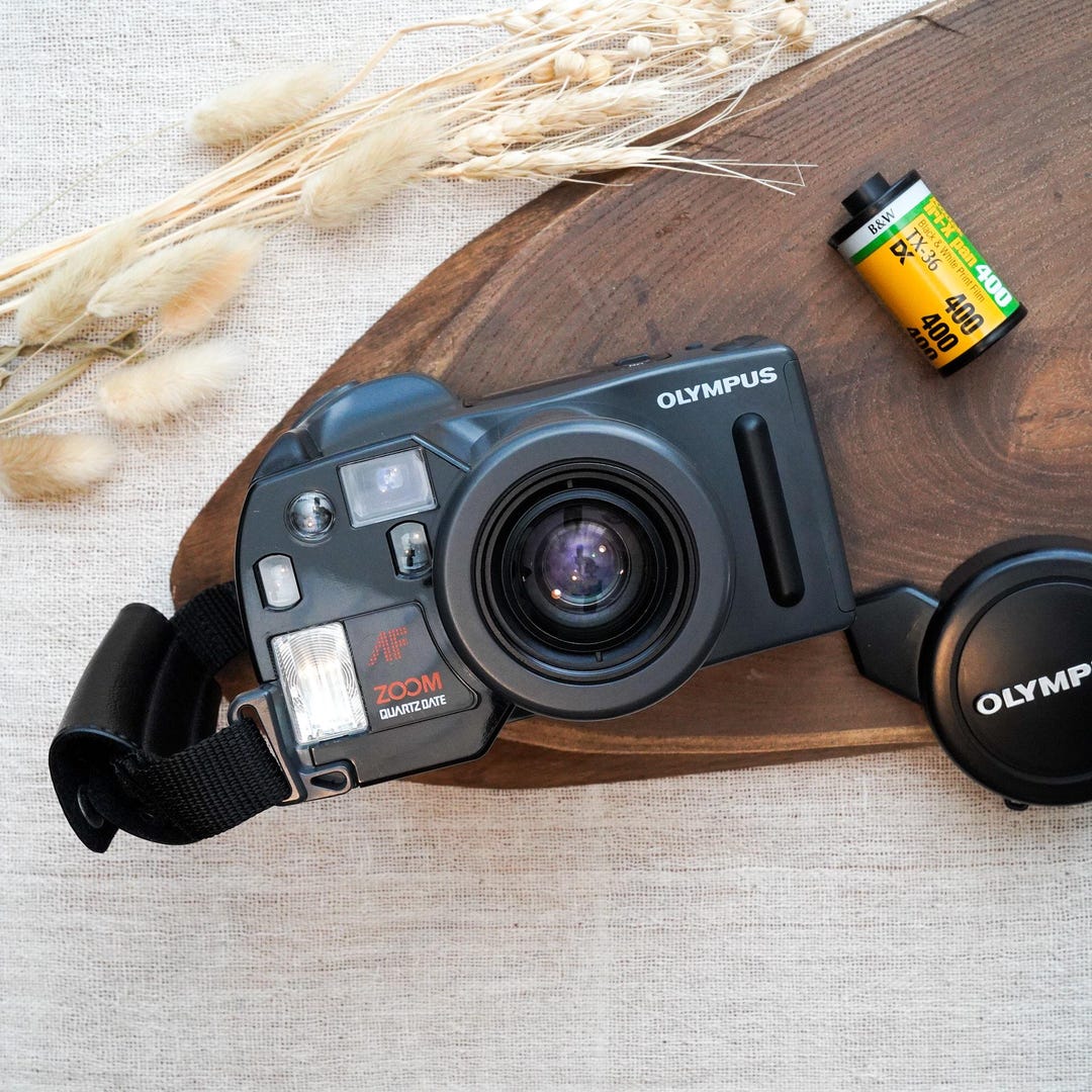 フィルムカメラ OLYMPUS IZM300 Olympus IZM 300 Film Camera – Compact Bridge Camera, Batteries
