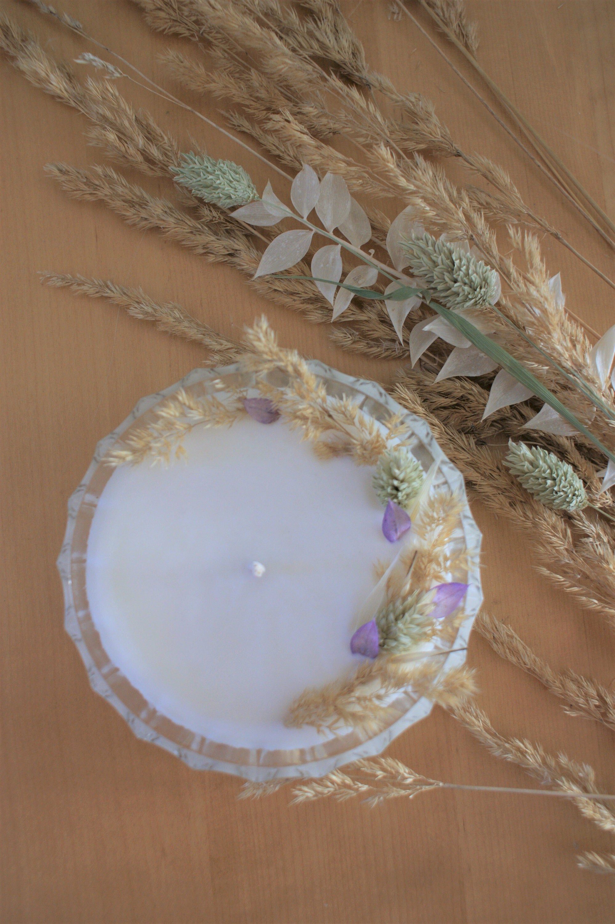 Bougie Artisanale Parfumée et Fleurie