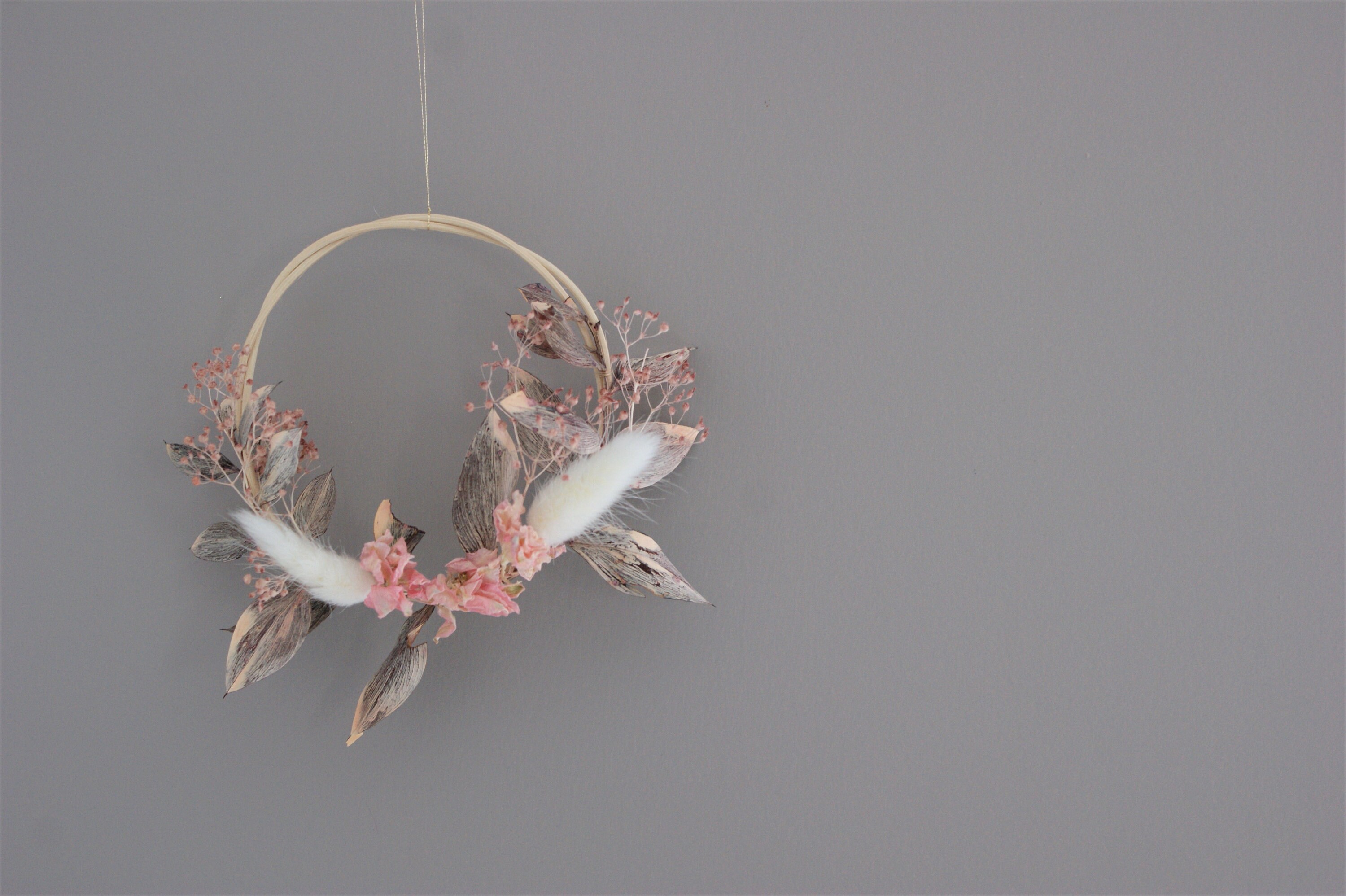 Petite Couronne de Fleurs Sechees Pour Idée Déco Naturelle