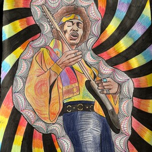 Jimi hendrix prints