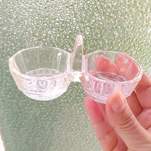 Vintage Salt Pepper Shaker Or Salt Shaker In Molded Glass, French Made, Art Deco Style From The 1930s