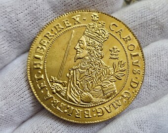 イングランド国王チャールズ3世の銀メッキ記念コイン - Etsy 日本