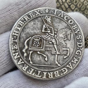 British Coin Crown of England James I (United Kingdom) Coin Collector Commemorative Britsh Coins Collectible Coins for Collectors Coin Gift