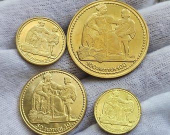 1077.　エラー？　1949年　ポーランド　1グロッシェン　アルミニウム 1949年 ポーランド - 1グロシュ硬貨 - 翼のある鷲／小枝のデザイン