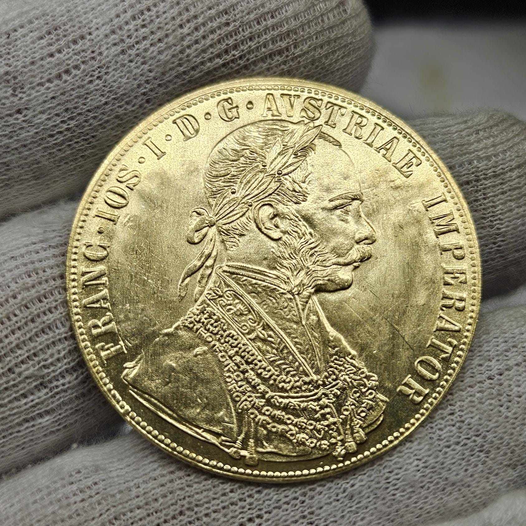 オーストリア＝ハンガリー帝国 4ドゥカット 1915年 フランツ・ヨーゼフ1世 オーストリア コレクション用コイン 金貨 古銭 高品質  クリスマスギフト - Etsy 日本