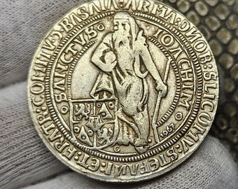 Coin 1 Thaler Bohemian 1520 Old Imperial Coin Collection Coin For Coin Collector Germany Silver Coins Old Thaler coin