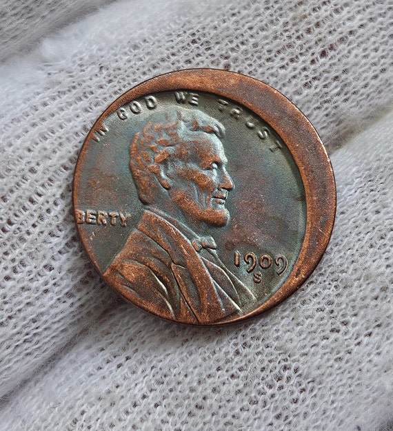 Usa Coins Rare One Cent 1909 S VDB Lincoln Cent With Die