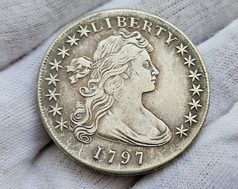 希少な1794年製リバティ・フローイングヘア・シルバーカラーUSAクール