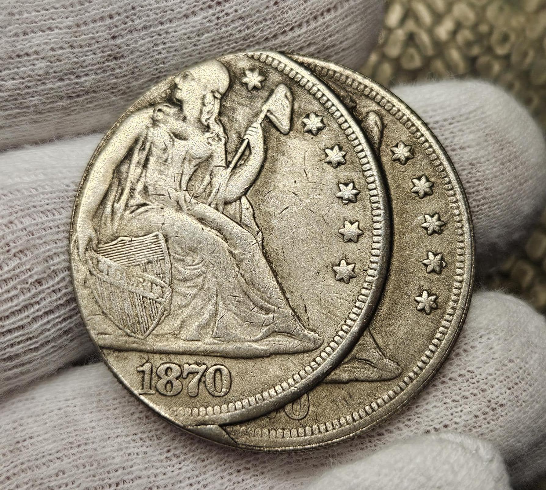 Us Silver Trade Dollar - Etsy