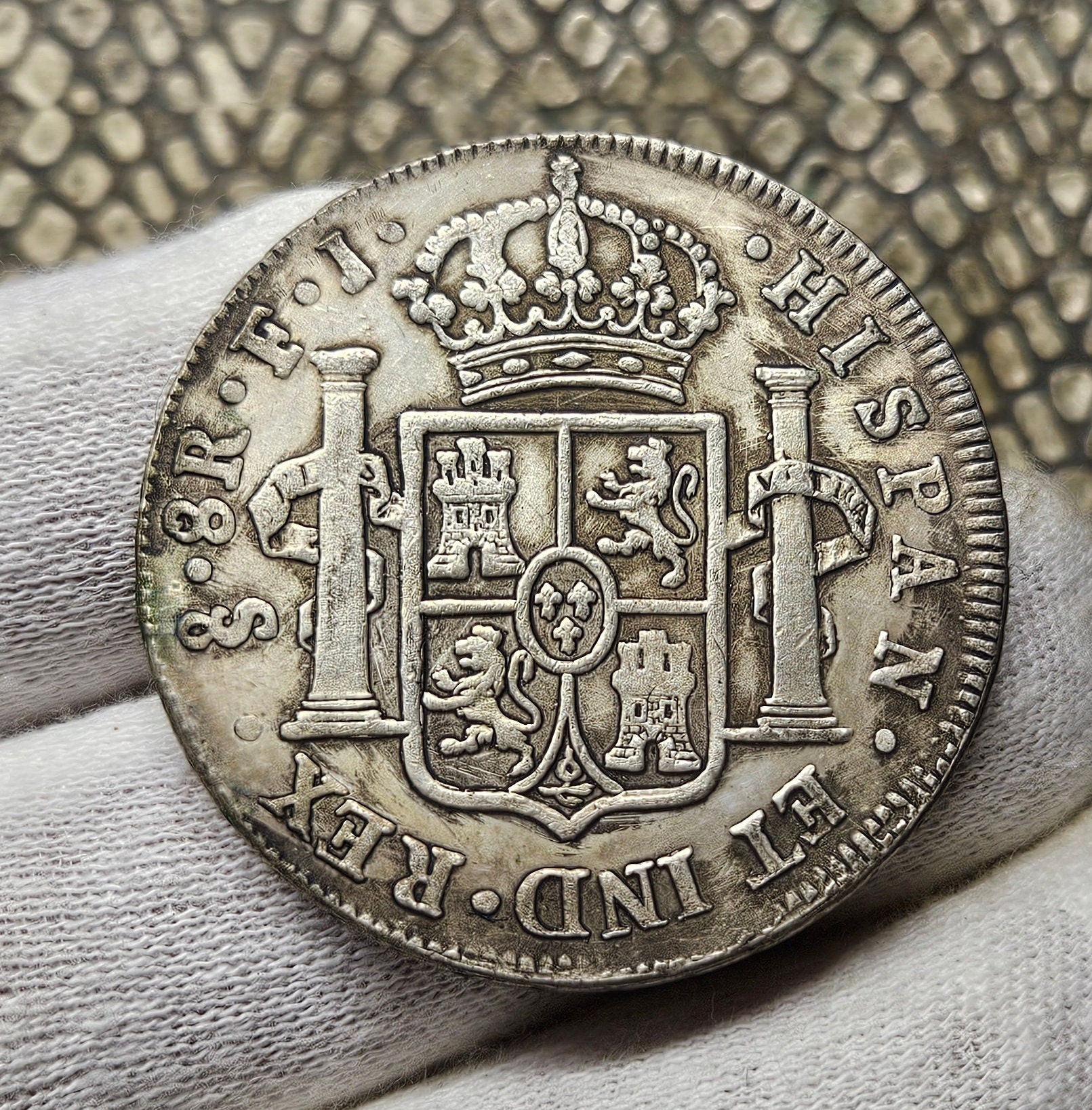 8レアル フェルディナンド7世 1813年 スペイン製 非常に美しい銀貨 アンティーク調 コレクター向け 植民地コイン ギフト - Etsy 日本