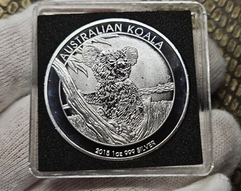 1 Dollar Coin Australia Spider Elizabeth II Koala 2015 Gifted Coin UNC 1 Ounce Silver Coin Gift Collectibles World Coin Gift For Him